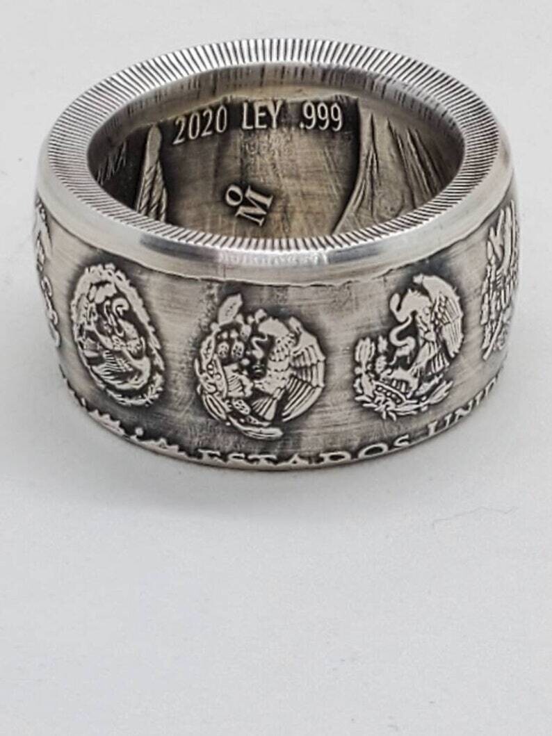 1oz Mexican Libertad Coin Ring