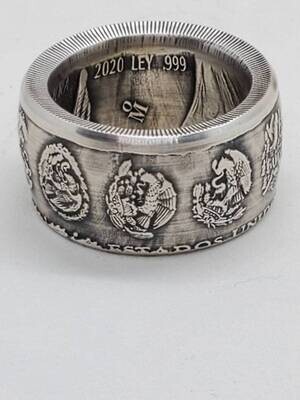 1oz Mexican Libertad Coin Ring