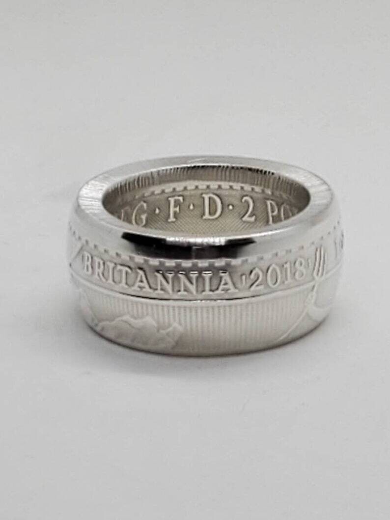 Brittania Coin Ring