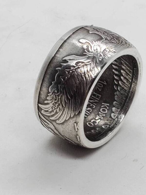 Korea Phoenix Coin Ring