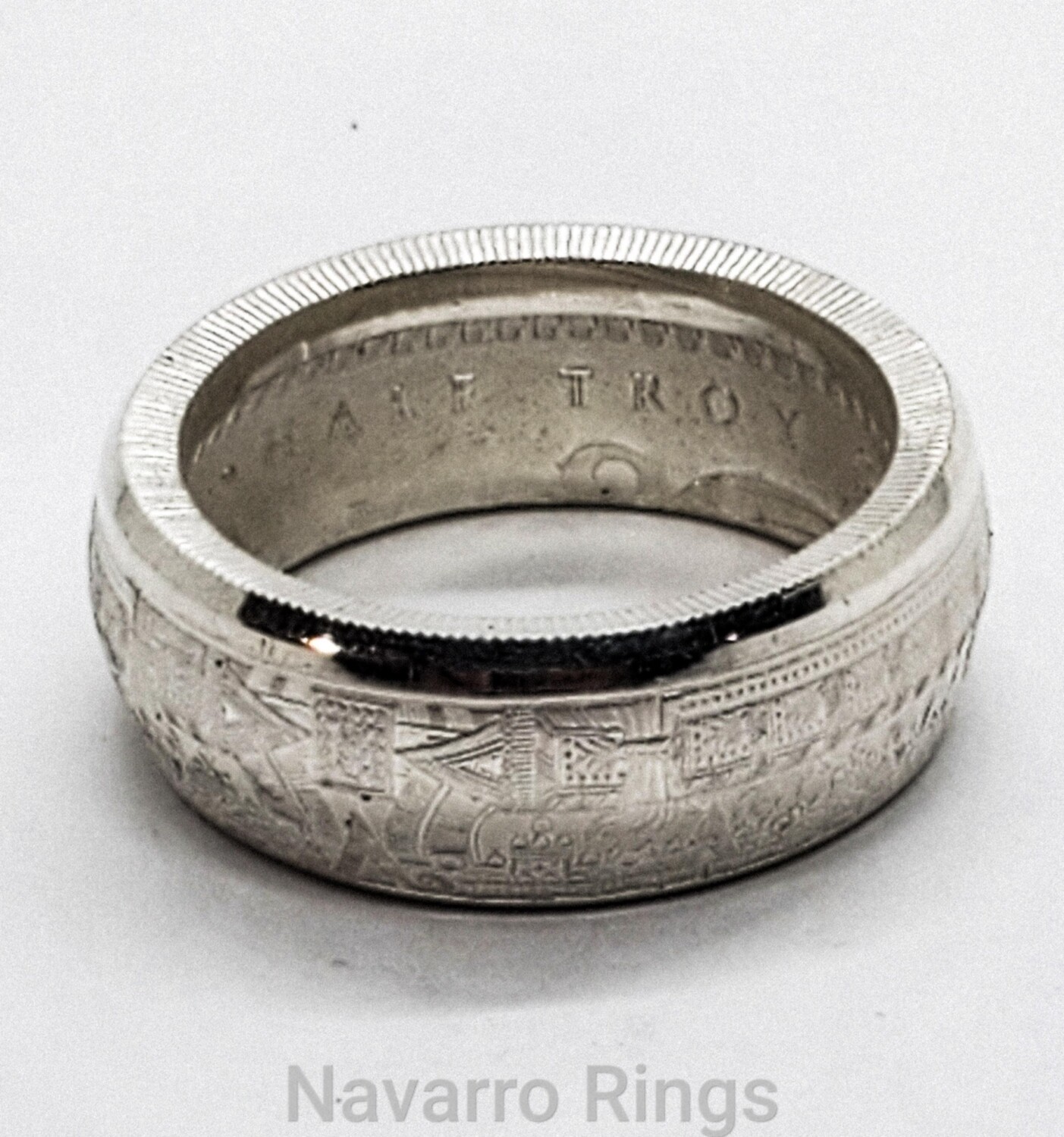 1/2 Ounce Aztec Calender Coin Ring