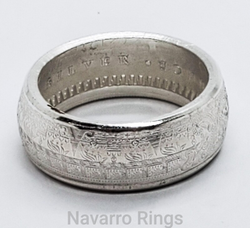 1/2 Ounce Aztec Calender Coin Ring