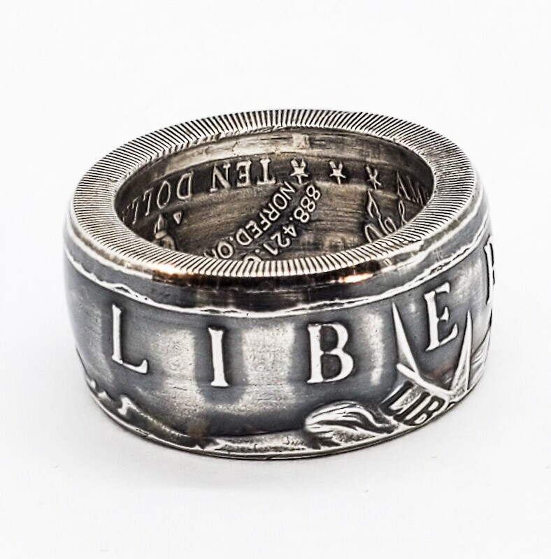 Norfed liberty dollar Coin ring