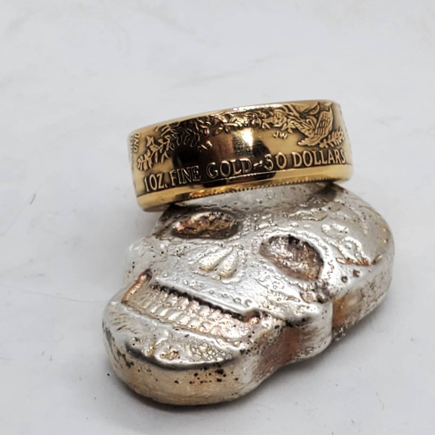 American Gold Eagle Ring