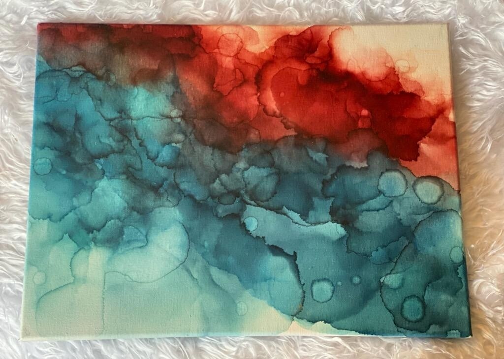 Hand painted art by Amber