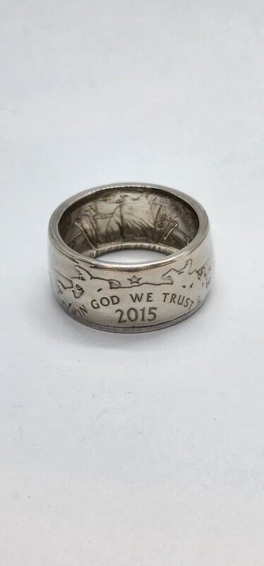 US Marshal coin ring
