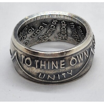 Sobriety Medallion ring