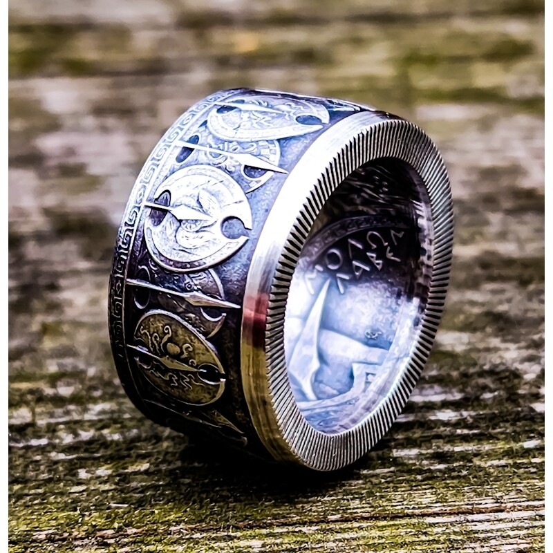 Spartan Shield Ring(Molon Labe)
