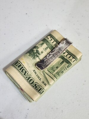 Morgan silver dollar money clip