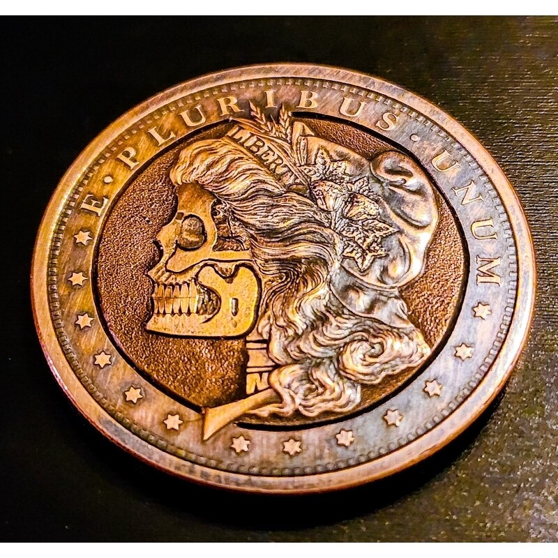Copper Morgan Hobo Nickel