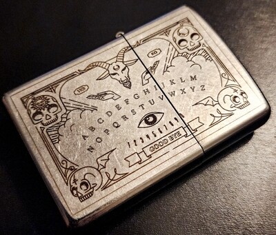 Windproof lighter - Pocket Ouija Board