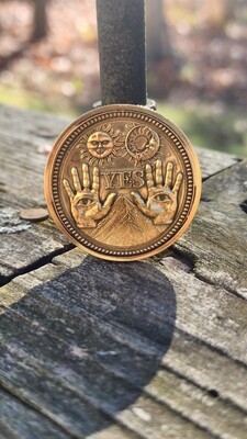 Decision coin (Brass)