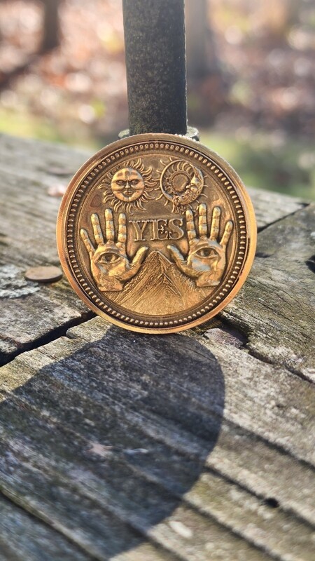 Decision coin (Brass)