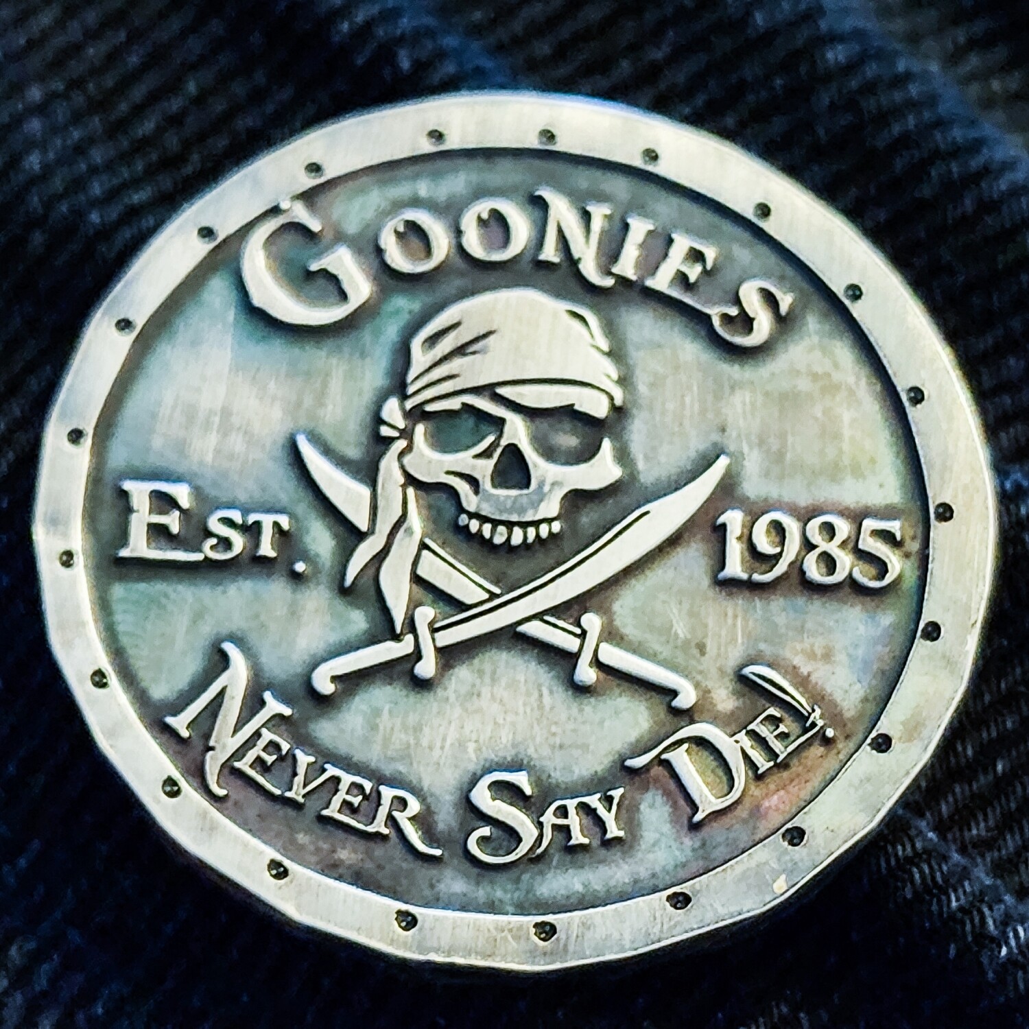 Goonies never say die EDC coin
