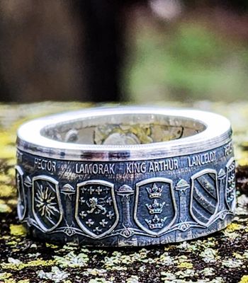 Limited edition King Arthur and the Knights of the Round Table ring