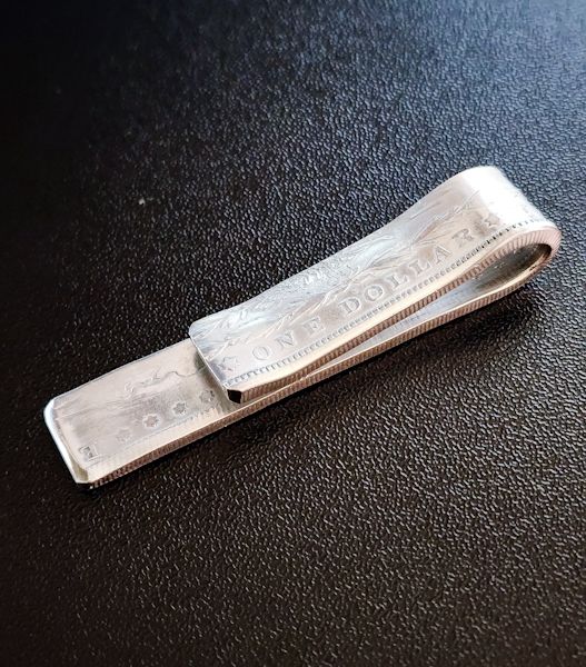 Morgan Silver dollar money clip