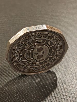 Hand made Cursed Coin decagon