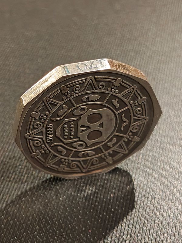 Hand made Cursed Coin decagon
