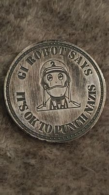 2 ounce GI robot Puck