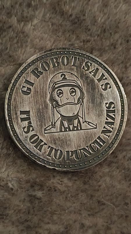 2 ounce GI robot Puck
