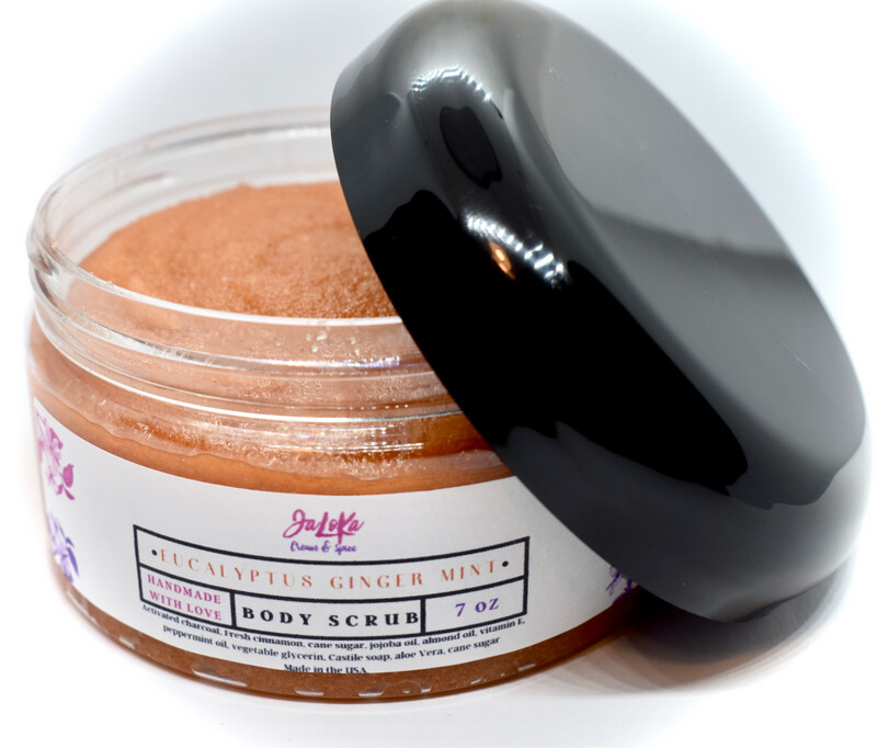 Ginger Eucalyptus Mint Salt Scrub