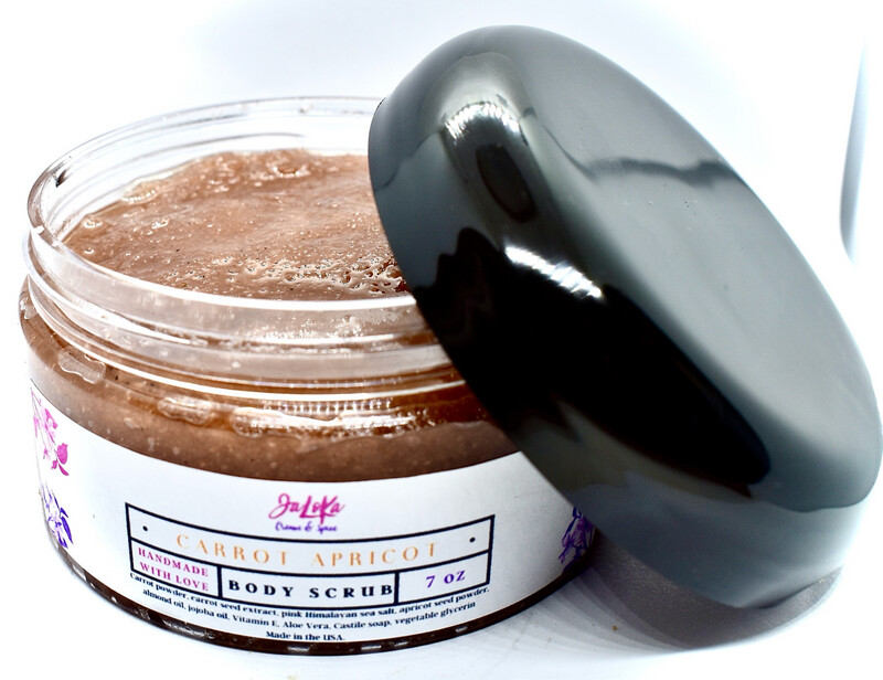 Carrot Apricot Salt Scrub
