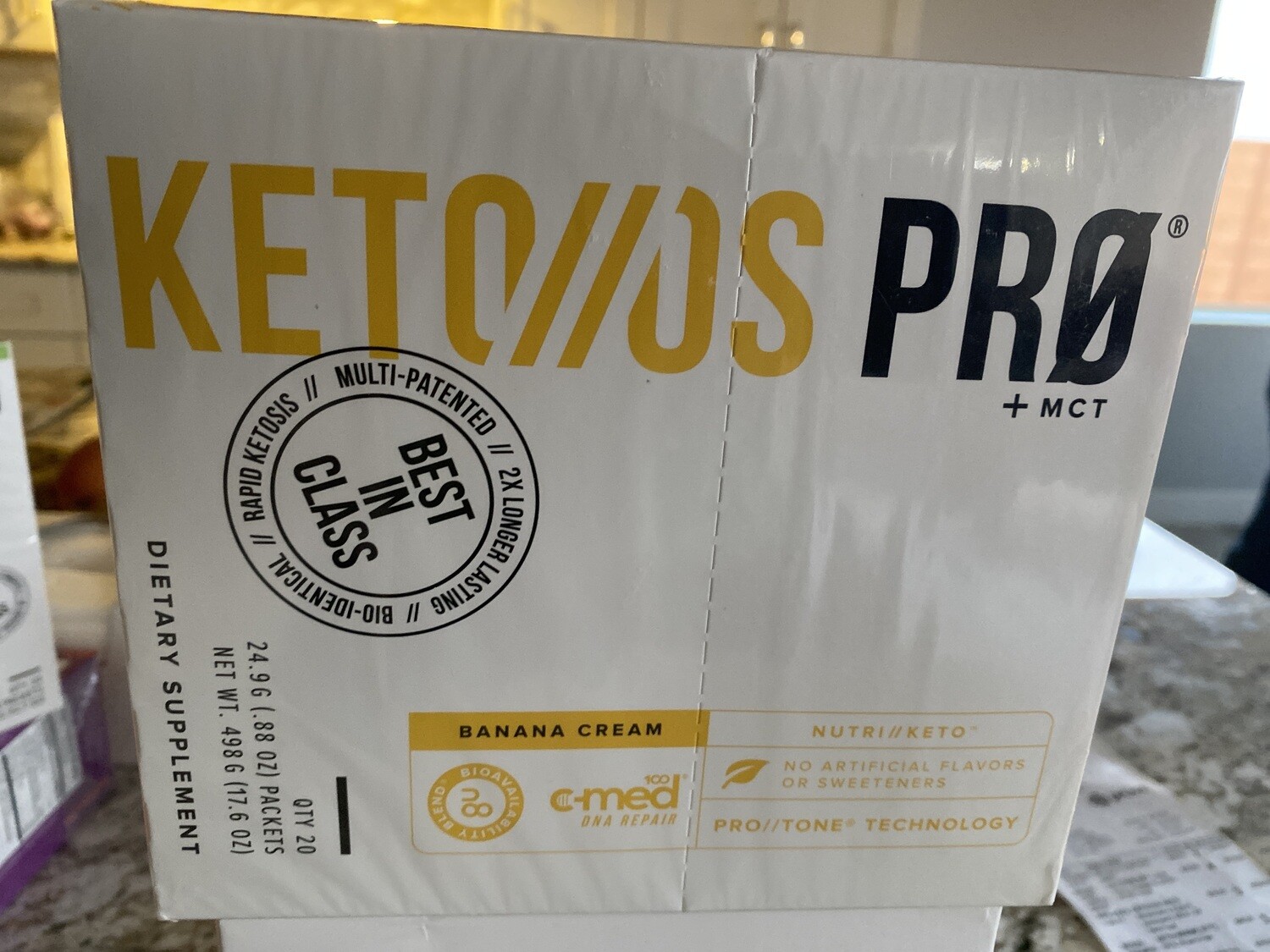 Keto//OS Pro
Flavor- Banana, Orange dream, Birthday Cake