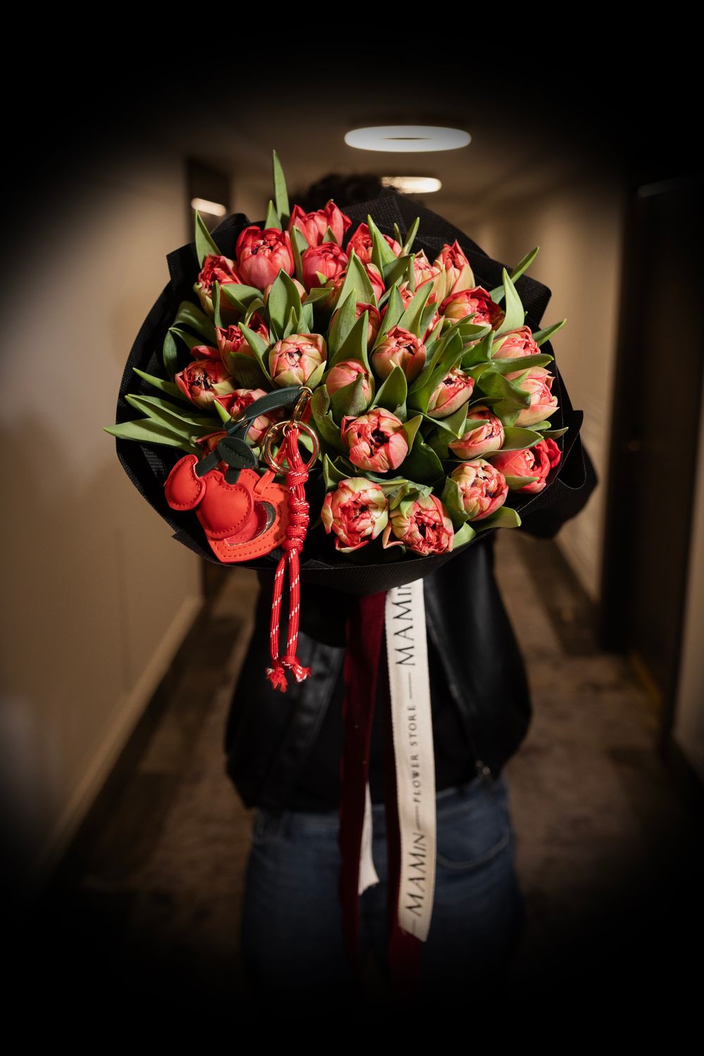 Tulpių puokštė "Romance" M