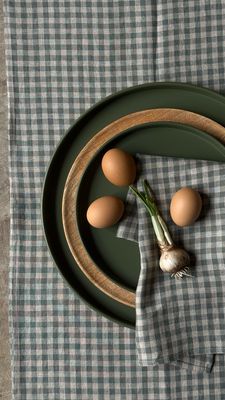 Lininis takelis "Checkered"