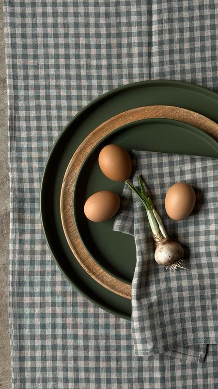 Lininis takelis "Checkered"