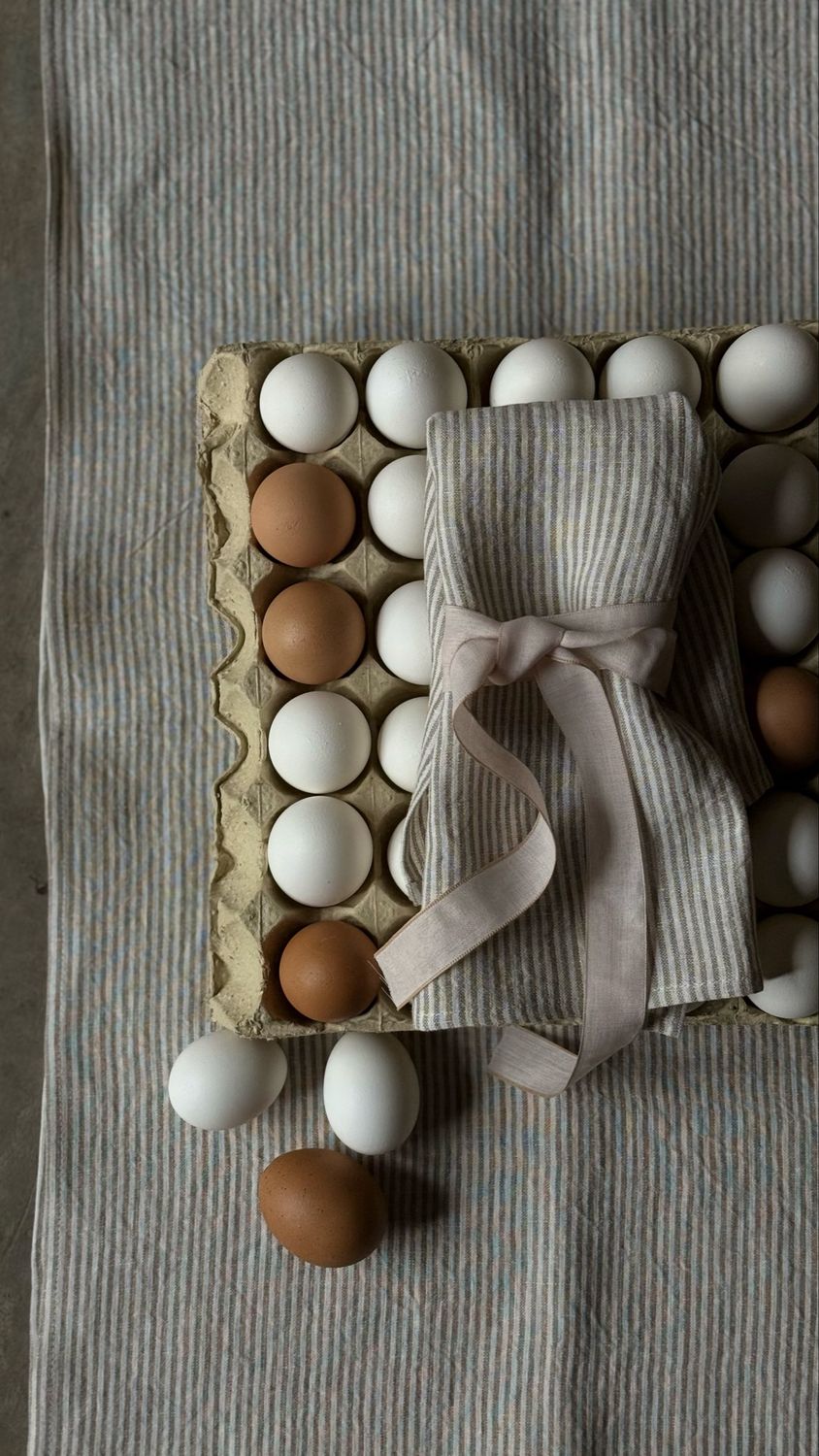 Lininis servetėlių "Stripes" rinkinys