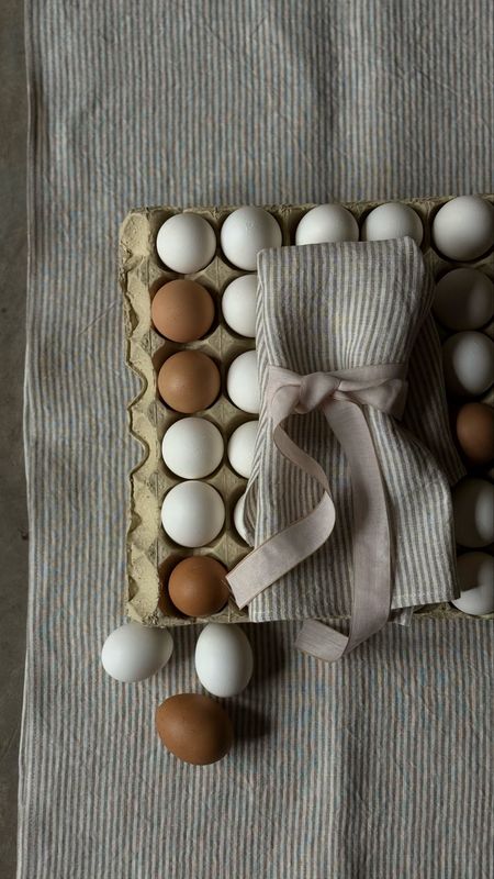 Lininis servetėlių "Stripes" rinkinys