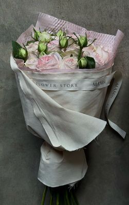 Sodo rožių puokštė "GARDEN ROSES" S