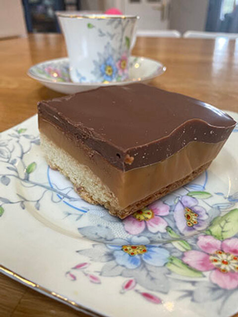 BISCOFF Caramel Slice Cake