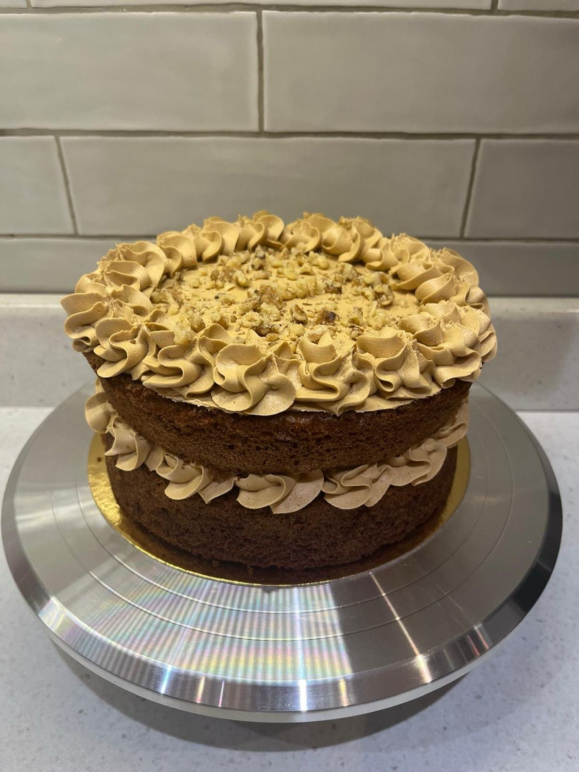 Coffee &amp; Walnut Cake