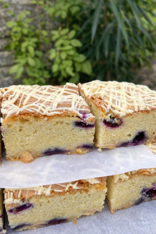 Raspberry (or Blueberry) Blondies