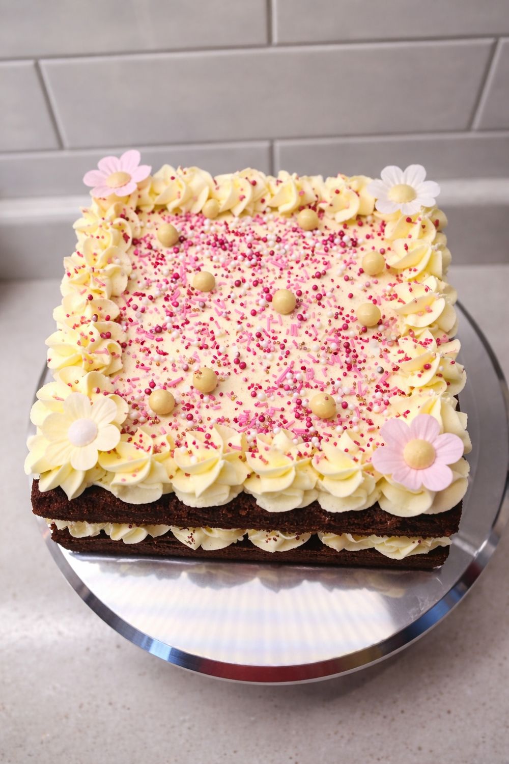 Chocolate Sponge Celebration Cake