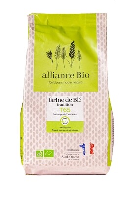 Farine de Blé T65 bio (la quotidienne) (1kg)