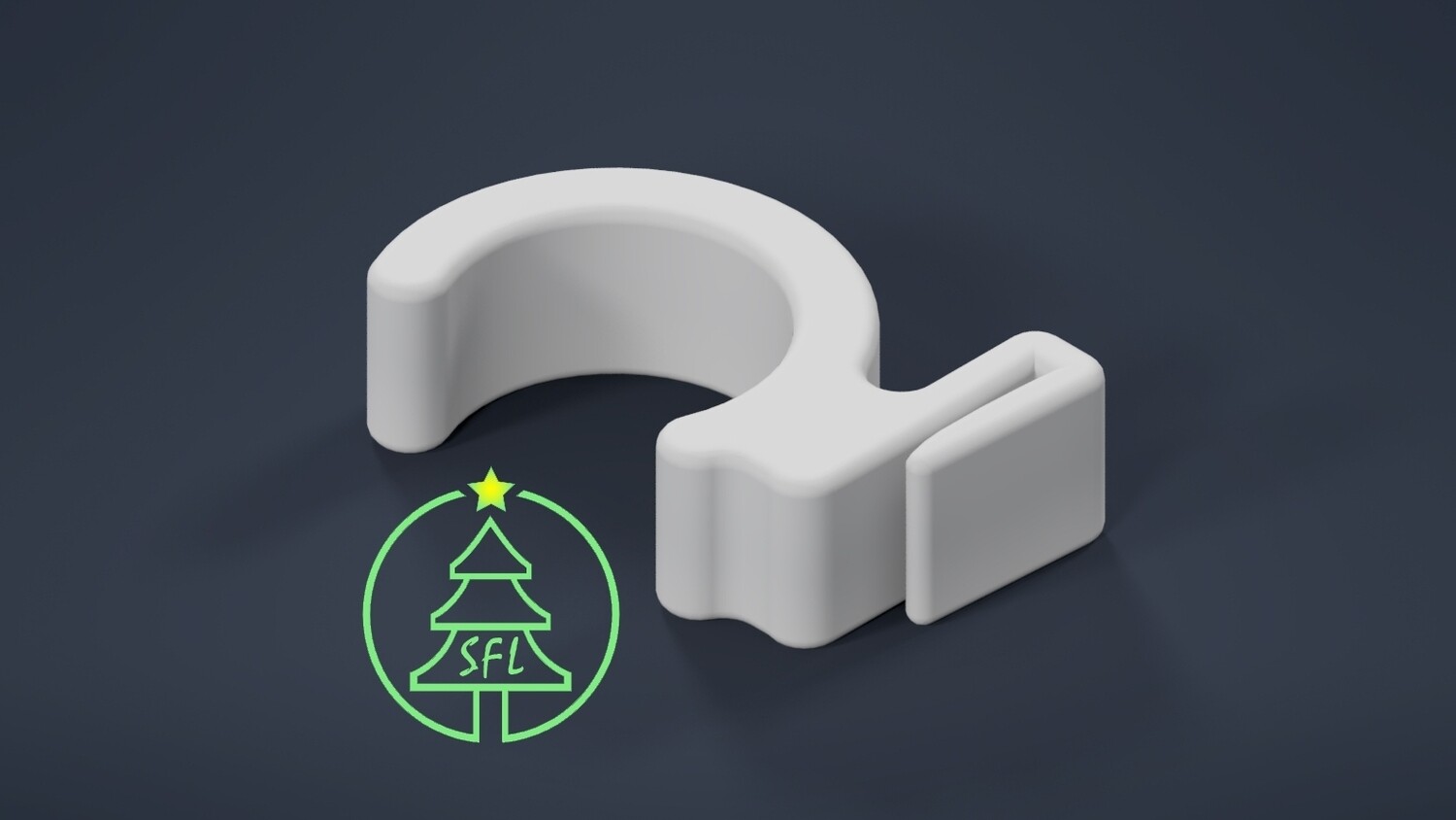 STL File - 20mm PVC Soffit Trim Clip