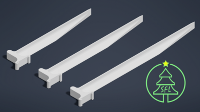 Pixel Strip Pipe Stakes 8&quot;, 10&quot; &amp; 12&quot;
