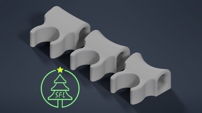 Bullet Pixel Tree Clip