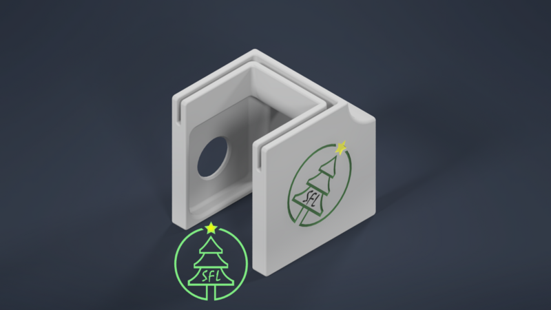 Permatrack Inside Corner Bracket - Bottom &amp; Side Pixel Mount