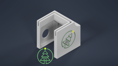 Permatrack Inside Corner Bracket - Bottom &amp; Side Pixel Mount