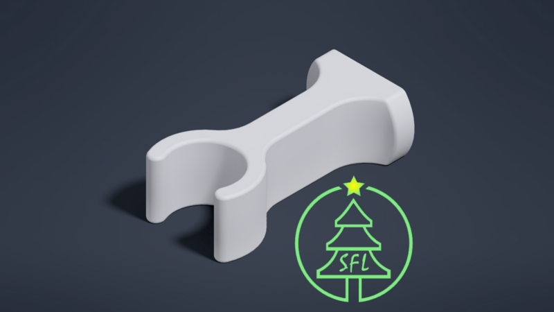 Magnetic Base Mount Clip