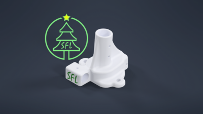 STL File - 3/4&quot; PVC Single SFL Ultimate Arch Base