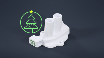 STL File - 3/4&quot; PVC Dual SFL Ultimate Arch Base