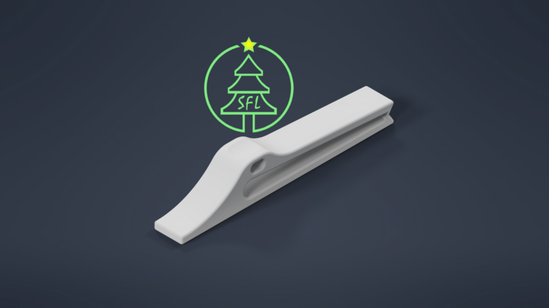 Perpendicular Shingle Clip