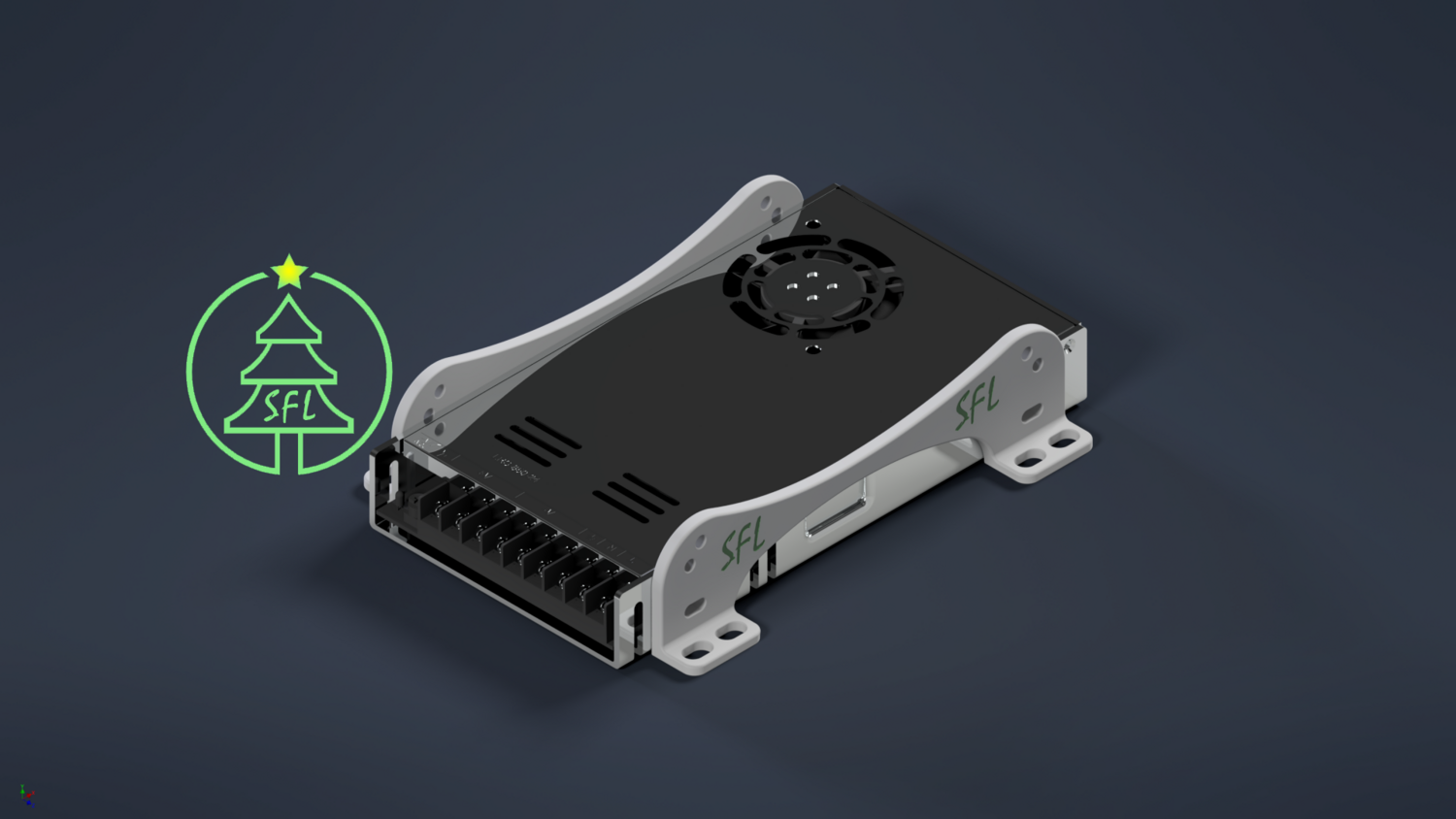 Power Supply Mounting Bracket, Bracket Version Selection: Generic Design (Works with LRS-350, LRS-600 and most generic supplies), Single, Dual or Triple Power Supplies: Single
