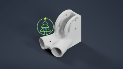 STL File - 3/4&quot; PVC Roof Prop Mount