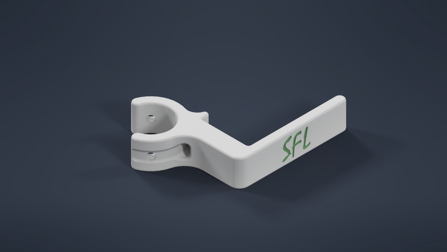 Shutter Mount Clip, Shutter Thickness Selection: 1&quot; Thick Shutter, Mounting Selection: Flush Mount
